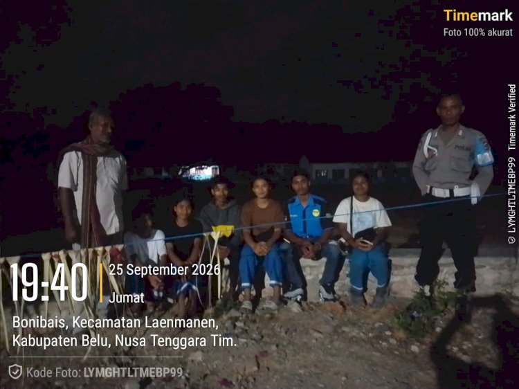 Patroli Polsek Laenmanen Cegah Gangguan Kamtibmas dan Perkuat Peran Masyarakat
