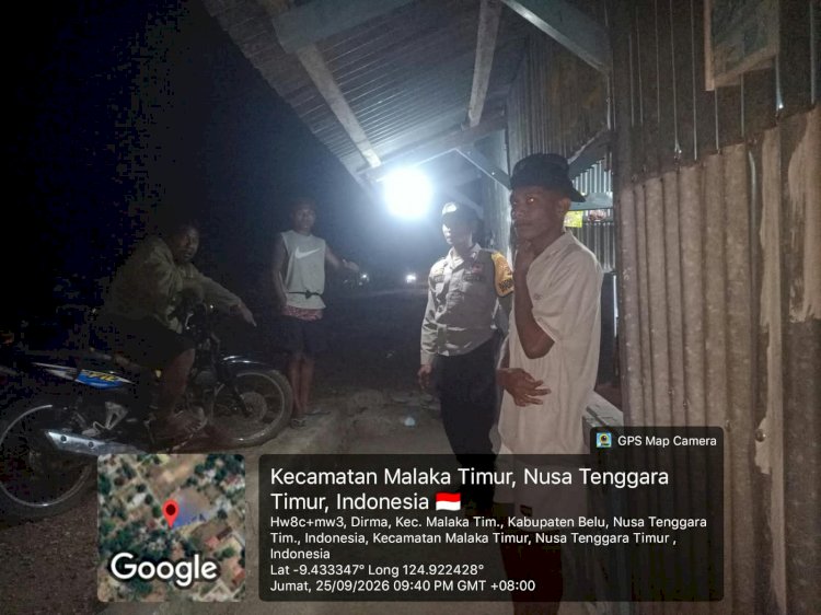 Patroli Dialogis Polsek Malaka Timur Perkuat Kamtibmas dan Cegah Karhutlah