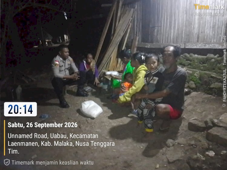 Patroli Preventif Polsek Laenmanen, Cegah Gangguan Kamtibmas di Kalangan Remaja dan Pemuda