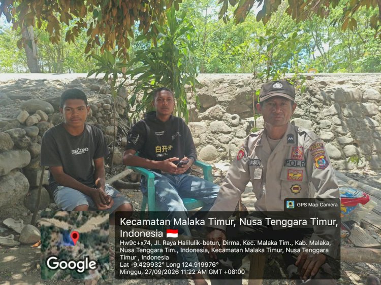 Polsek Malaka Timur Tindak Lanjut Commander Wish Kapolda NTT, Perkuat Patroli dan Edukasi Kamtibmas