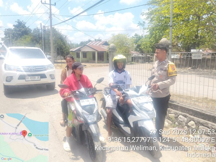 Patroli Dialogis Polsek Weliman, Polisi Hadir Jaga Kamtibmas Tetap Aman dan Kondusif