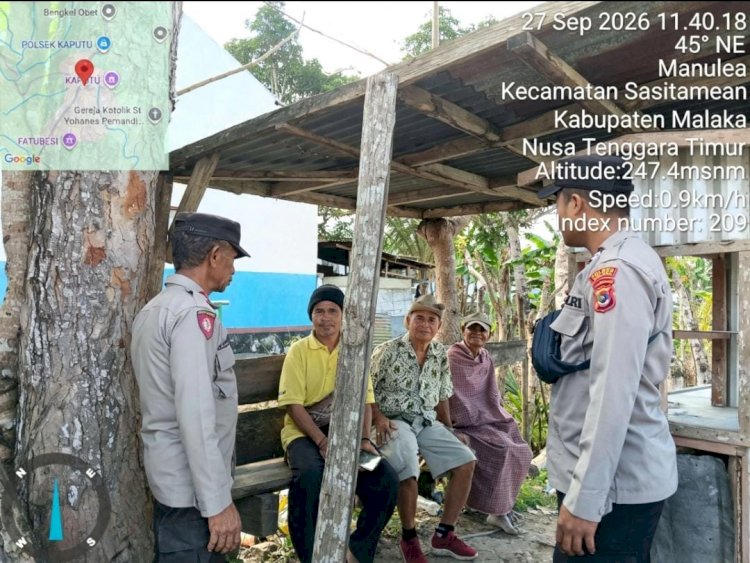 Polsek Sasitamean Gelar Patroli Dialogis di Hari Pasar, Cegah Curanmor dan Gangguan Kamtibmas