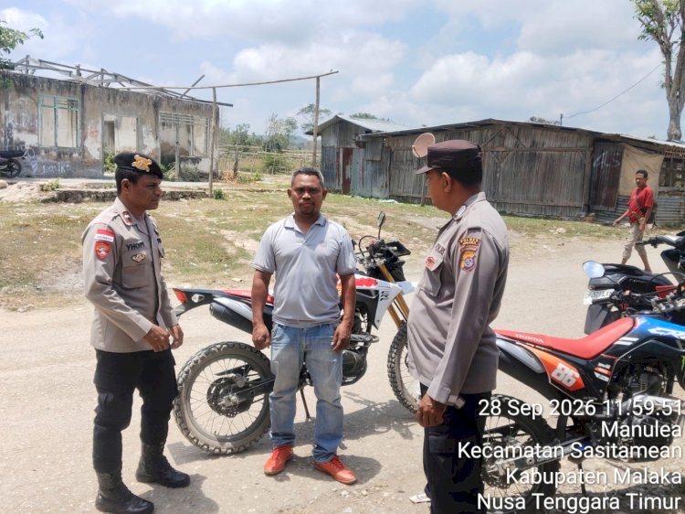Polsek Sasitamean Gencarkan Patroli Dialogis, Sampaikan Imbauan Kamtibmas kepada Masyarakat