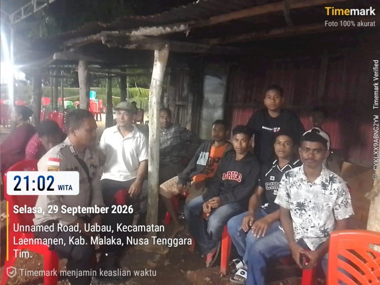 Cegah Tawuran dan Gangguan Kamtibmas, Polsek Laenmanen Pantau Aktivitas Remaja dan Pemuda