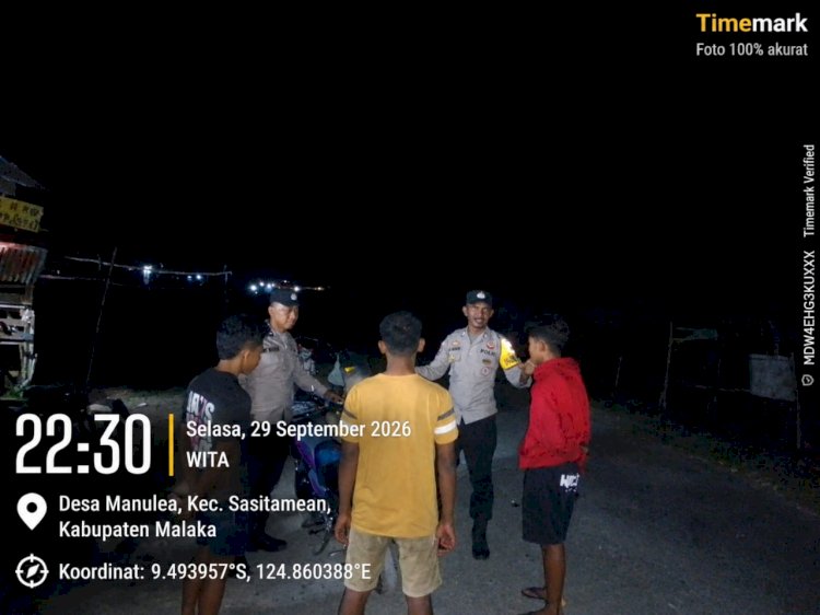 Jaga Lingkungan Tetap Aman, Polsek Sasitamean Ajak Warga Tingkatkan Kepedulian Kamtibmas