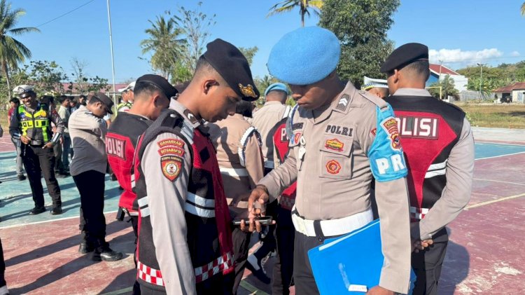 Propam Polres Malaka Perkuat Disiplin Personel, Wujudkan Pelayanan yang Profesional