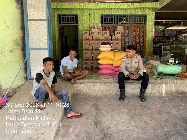 Bangun Kewaspadaan Sejak Dini, Polsek Rinhat Ajak Warga Bersama Jaga Lingkungan