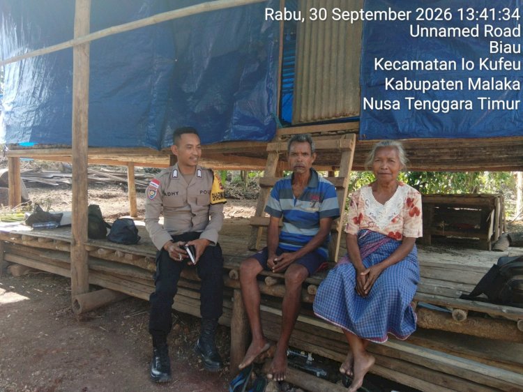 Dari Sapaan Menjadi Kedekatan, Bhabinkamtibmas Bangun Kepercayaan Bersama Warga Desa Biau