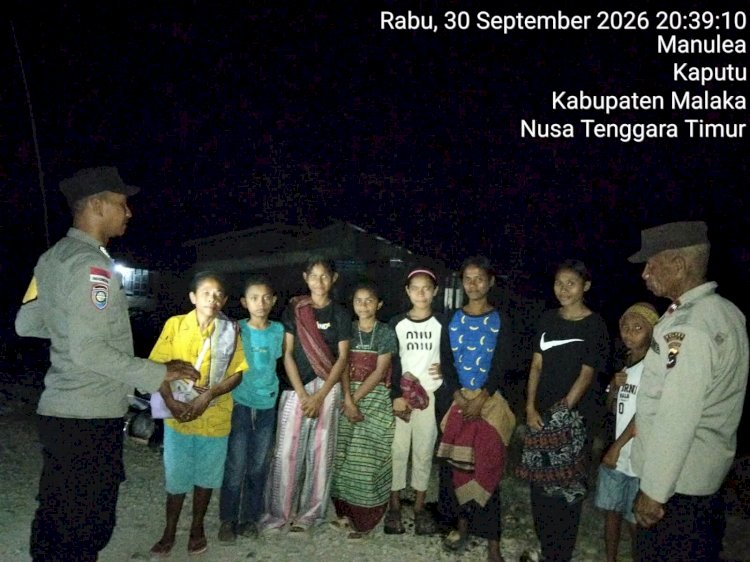 Polsek Sasitamean Intensifkan Patroli Dialogis, Cegah Tawuran dan Edukasi Warga tentang TPPO