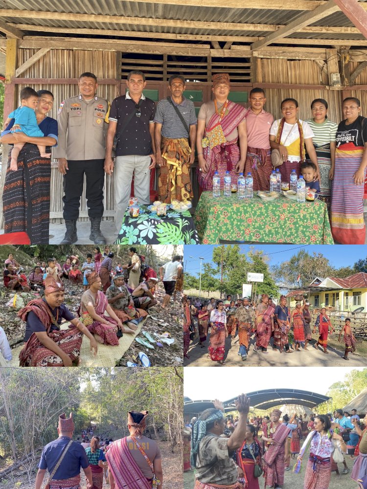 Langkah Kapolres Malaka Menyusuri Jejak Leluhur, Hadir dalam Prosesi Sakral Peresmian Rumah Adat Uma Dato Nonot