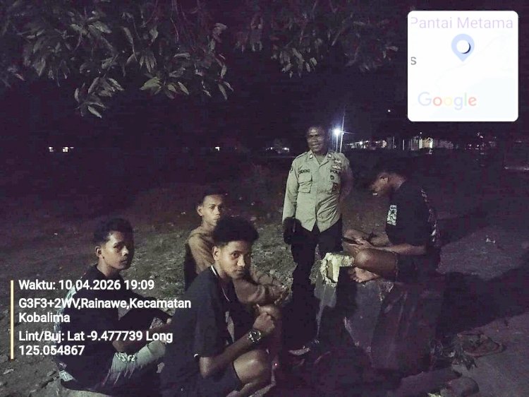 Polsek Kobalima Tingkatkan Patroli Dialogis, Ajak Masyarakat Bersama Jaga Kamtibmas
