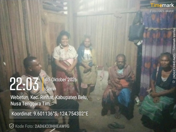 Jaga Ketenangan Malam, Polsek Rinhat Ajak Warga Bersama Ciptakan Lingkungan yang Aman