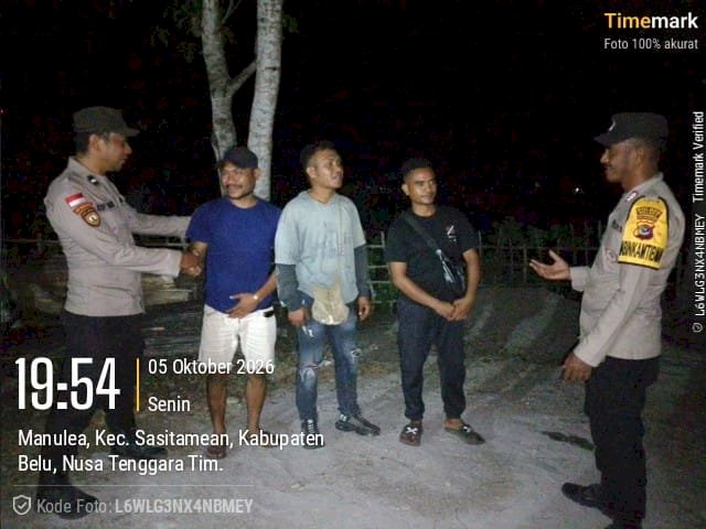 Bukan Sekadar Berpatroli, Polisi Sasitamean Hadir Menyapa Warga dan Menguatkan Rasa Aman di Malam Hari