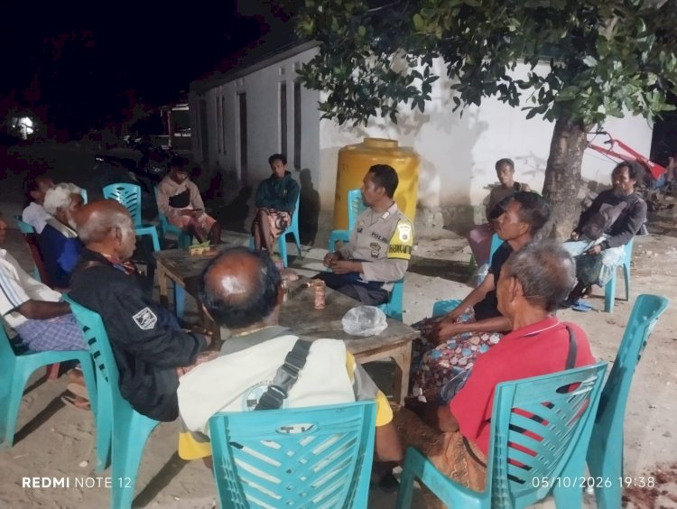 Polres Malaka Perkuat Kamtibmas di Wewiku, Patroli Dialogis Hadir Bersama Warga hingga Penyelesaian Persoalan Secara Adat