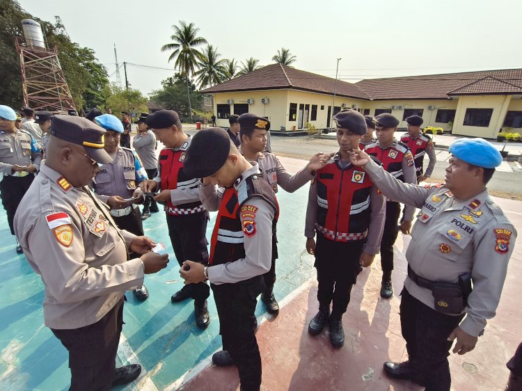 Disiplin Dimulai dari Hal Kecil, Propam Polres Malaka Perkuat Pengawasan Internal Personel