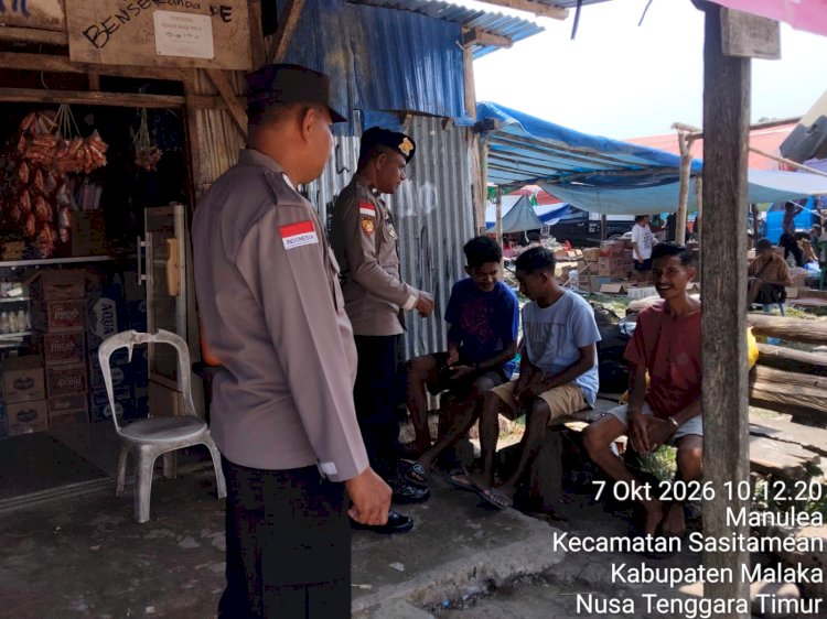 Polsek Sasitamean Bangun Kewaspadaan Warga, Cegah Gangguan Kamtibmas Sejak Dini