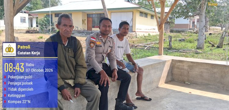Polsek Malaka Timur Hadir Menyapa Warga, Perkuat Kemitraan untuk Jaga Kamtibmas