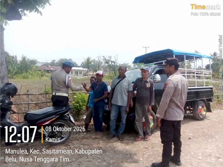 Polsek Sasitamean Gencarkan Patroli Dialogis, Ajak Masyarakat Bersama Jaga Kamtibmas