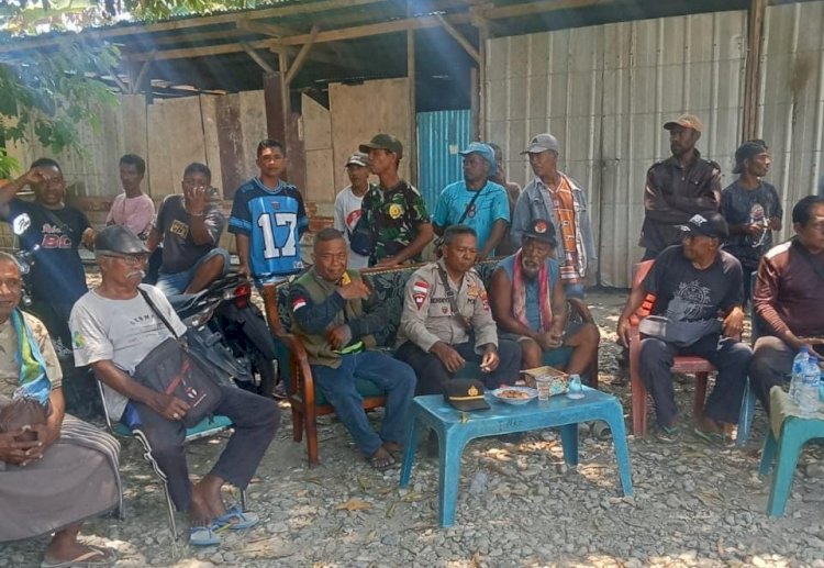 Sambang Tokoh Masyarakat, Polsek Kobalima Perkuat Sinergi dan Dukungan Warga untuk Menjaga Kamtibmas di Wilayah Perbatasan