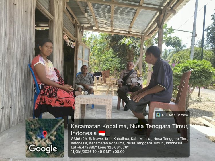 Kehadiran Polisi di Tengah Warga, Perkuat Kepedulian Bersama terhadap Keamanan di Kobalima