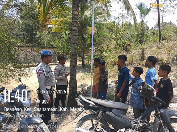 Polsek Sasitamean Ajak Warga Tingkatkan Kepedulian demi Lingkungan yang Aman dan Kondusif