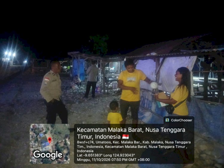 Patroli Dialogis Polsek Malaka Barat Perkuat Keamanan Lingkungan dan Cegah Gangguan Kamtibmas