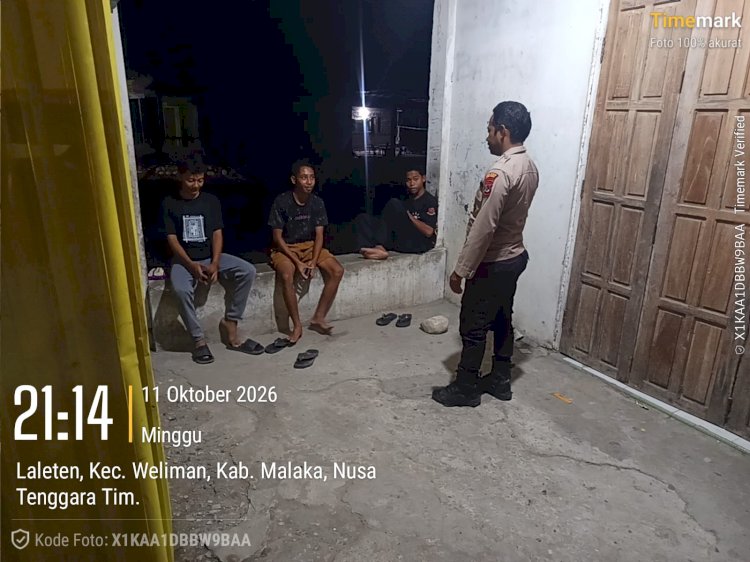 Patroli Dialogis Polsek Weliman Hadir di Tengah Masyarakat, Wujudkan Lingkungan Aman dan Kondusif