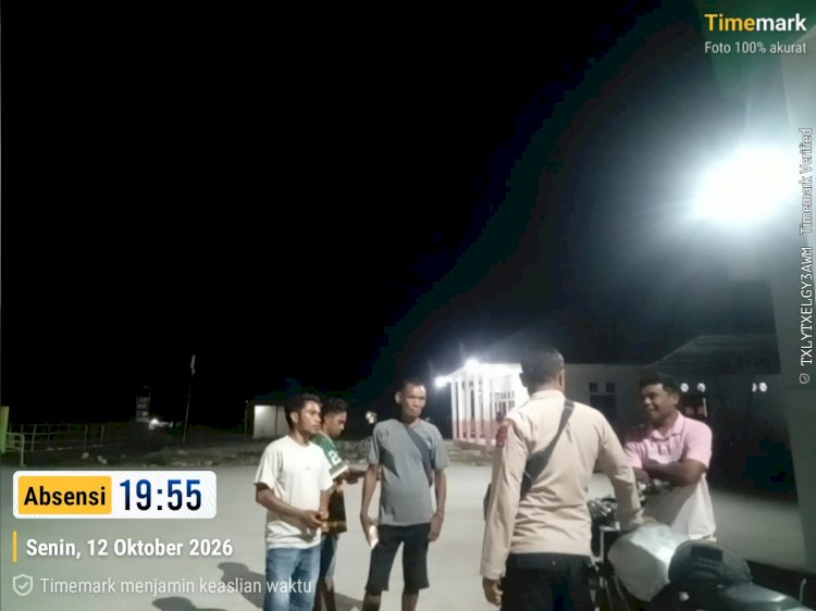 Patroli Dialogis Polsek Wewiku Ajak Warga Tolak Perjudian dan Jaga Keamanan Lingkungan