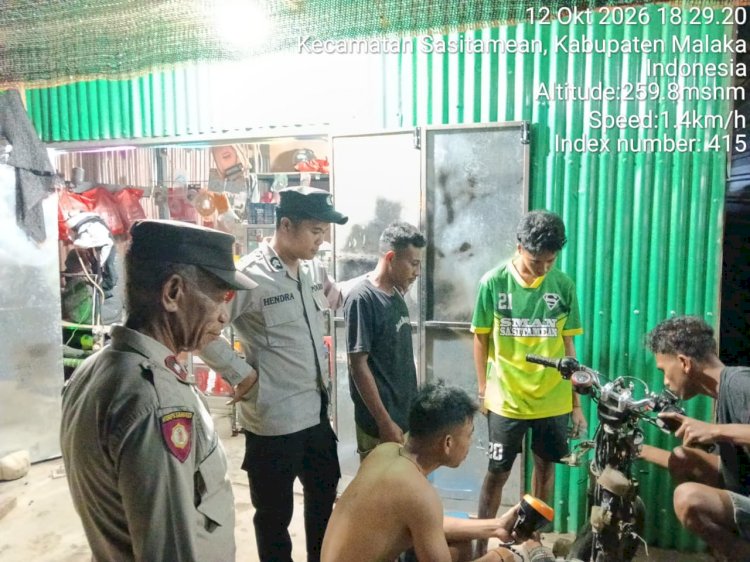 Patroli Malam Polsek Sasitamean Perkuat Keamanan Warga dan Cegah Kejahatan di Lingkungan Masyarakat