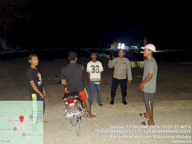 Polsek Weliman Intensifkan Patroli Dialogis, Hadirkan Rasa Aman di Tengah Masyarakat