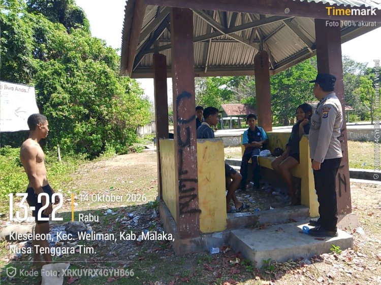 Jaga Rasa Aman hingga Pelosok Desa, Polsek Weliman Hadir Melalui Patroli Dialogis dan Pendekatan Humanis