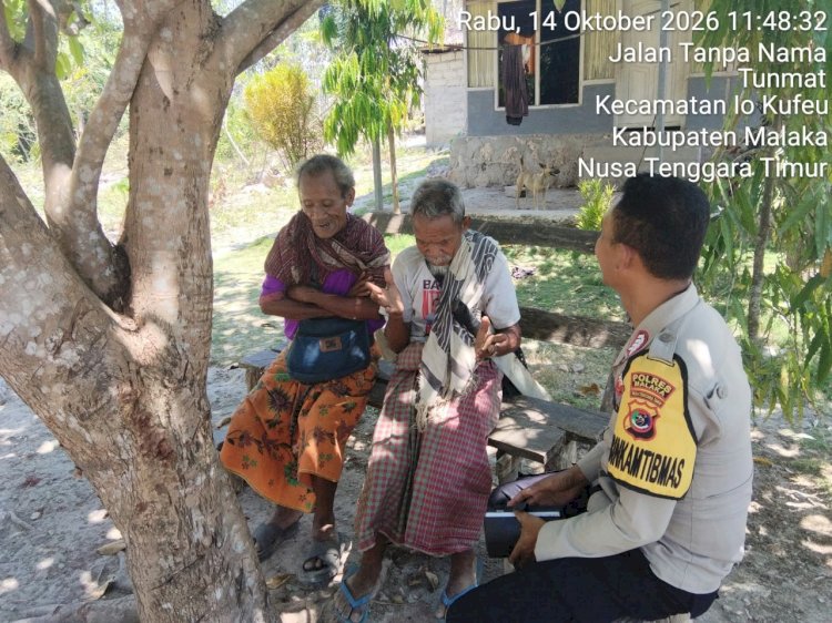 Cegah Kebakaran Sejak Dini, Polres Malaka Bangun Kesadaran Warga Lewat Sambang Humanis