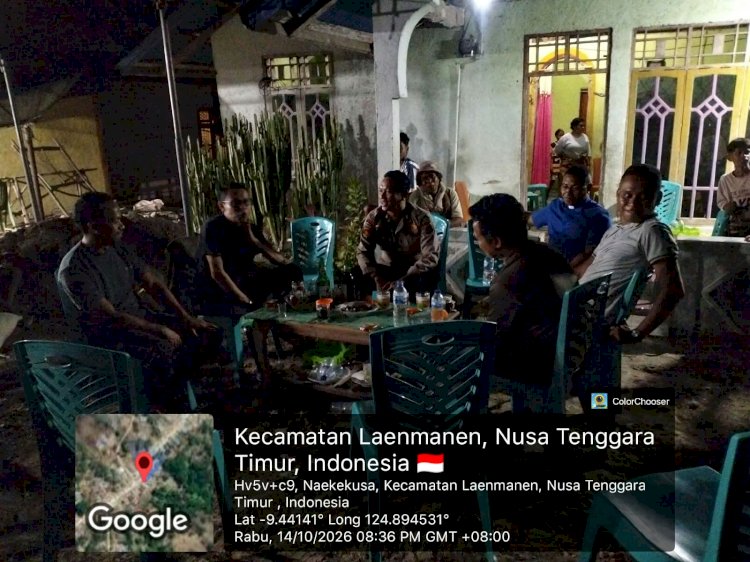 Polsek Malaka Timur Rangkul Warga Jaga Kamtibmas dan Cegah Kebakaran Lahan
