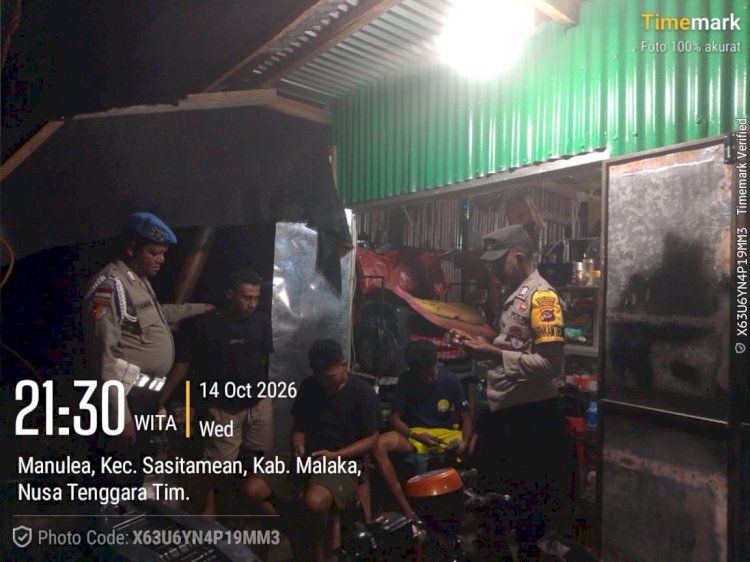 Bangun Rasa Aman hingga Malam Hari, Polsek Sasitamean Rangkul Warga Jaga Kamtibmas