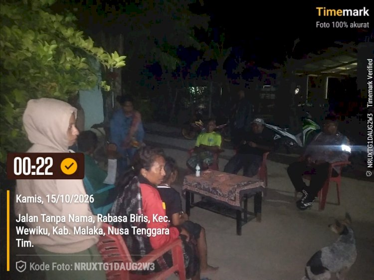 Perkuat Pencegahan Kriminalitas, Polsek Wewiku Ajak Warga Jaga Keamanan Lingkungan