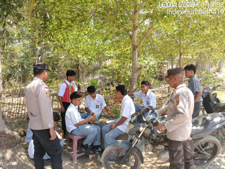 Polsek Sasitamean Ajak Pelajar SMA Jaga Kamtibmas, Cegah Tawuran dan Lindungi Diri dari TPPO