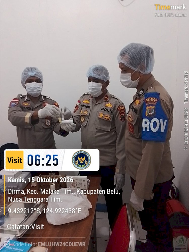 Polres Malaka Awasi Penyaluran 2.587 Porsi MBG, Dukung Pemenuhan Gizi Anak dan Keluarga