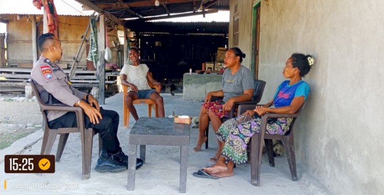 Dari Sapaan Sederhana Tumbuh Kepercayaan, Polri Perkuat Persaudaraan Bersama Warga Wewiku