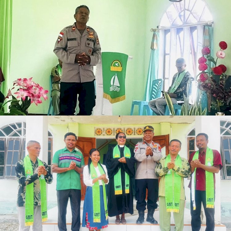 Minggu Kasih di Wemasa, Polsek Kobalima Ajak Keluarga Bangun Empati dan Jauhi Penghakiman