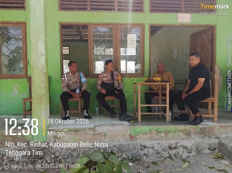 Menyusuri Tiga Desa, Polsek Rinhat Hadirkan Pesan Keamanan dan Kepedulian bagi Warga