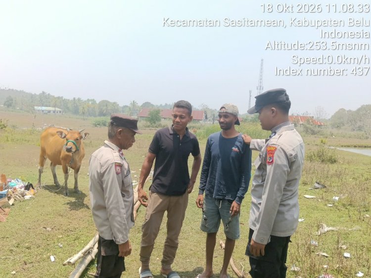Patroli Humanis di Sasitamean, Polri Ajak Warga Ciptakan Lingkungan Aman dan Kondusif