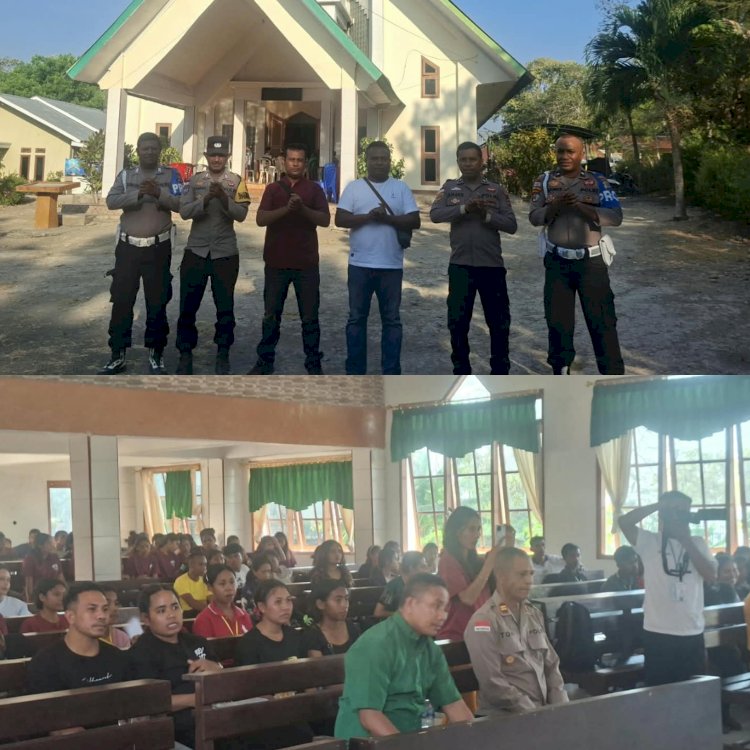 Polri Hadir Jaga Kedamaian Ibadah, Penutupan Bible Camp Pemuda Klasis Malaka Berlangsung Kondusif