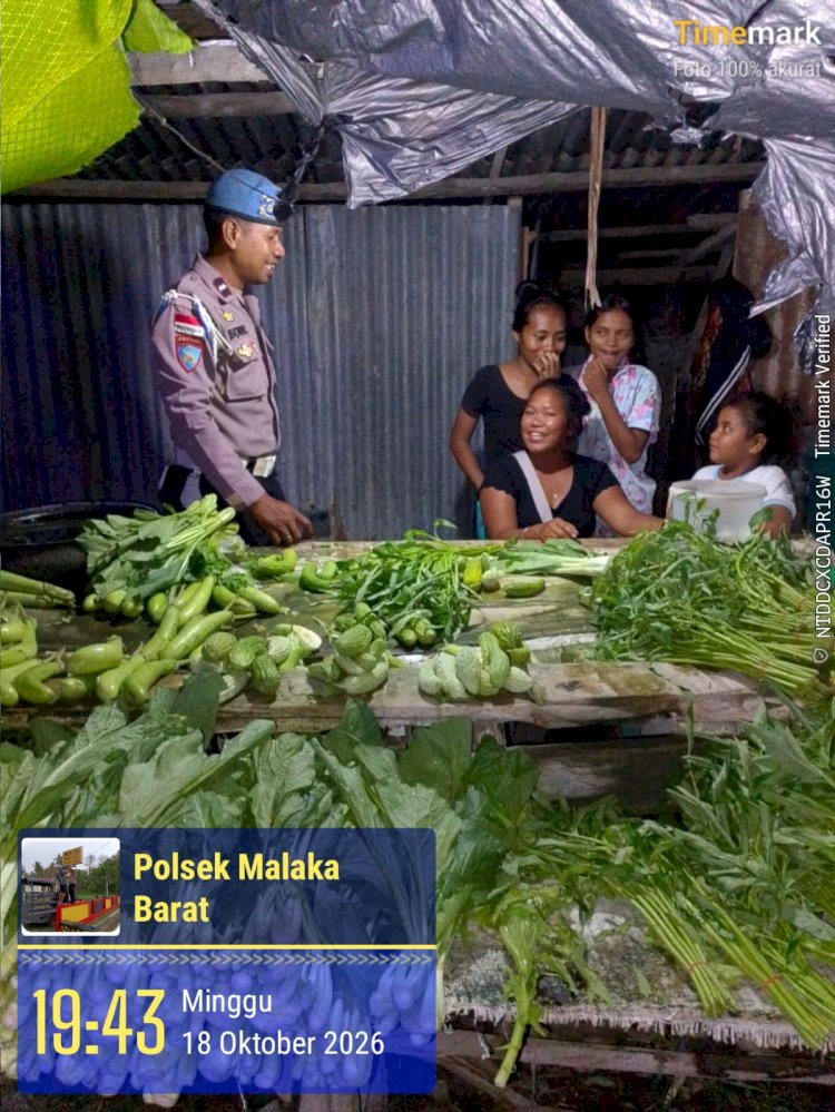Cegah Perkelahian dan Tawuran, Polsek Malaka Barat Ajak Generasi Muda Jaga Kamtibmas