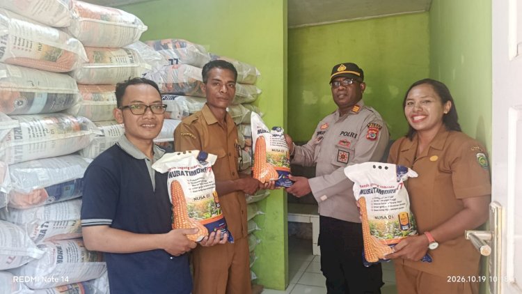 Dukung Program Pertanian 1.000 Hektare, Polres Malaka Pastikan Benih Jagung Diuji Sebelum Disalurkan