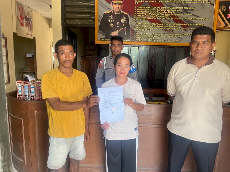 Kedepankan Problem Solving, Polsek Malaka Tengah Fasilitasi Penyelesaian Damai Kasus Dugaan Pengerusakan Rumah