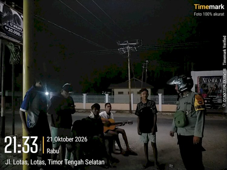 Polsek Wewiku Siaga Jaga Kamtibmas, Patroli Dialogis Ajak Warga Cegah Gangguan Keamanan