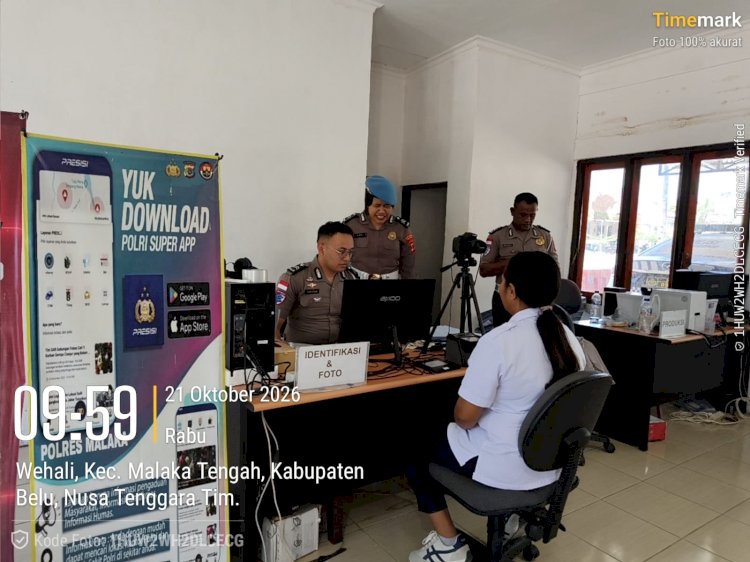 Satlantas Polres Malaka Hadirkan Pelayanan SIM dan Samsat yang Ramah, Cepat, dan Informatif