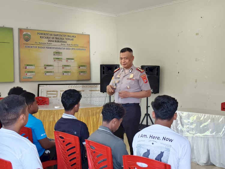 Kapolres Malaka Hadirkan Program Polisi Peduli Pengangguran, Berikan Edukasi bagi 30 Anak Muda Tamatan SMA