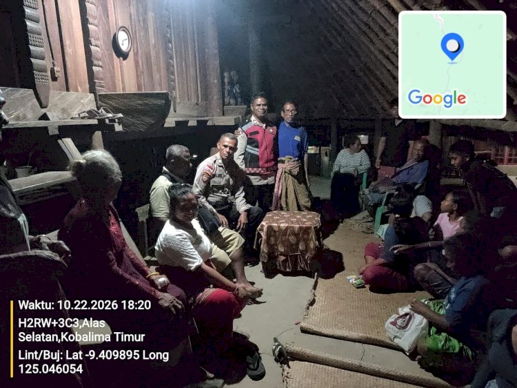 Polsek Kobalima Siaga 24 Jam, Patroli Dialogis Cegah Tawuran dan Gangguan Kamtibmas
