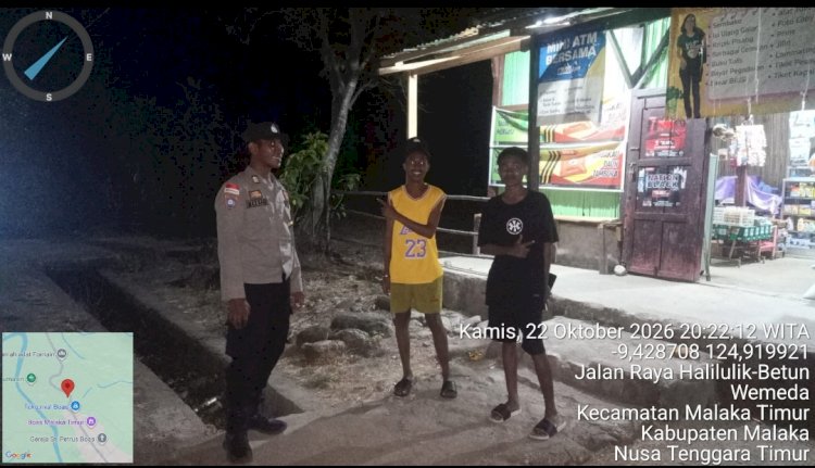 Patroli Dialogis Polsek Malaka Timur, Perkuat Sinergi Warga dan Polri Jaga Kamtibmas